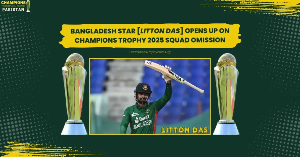 Bangladesh veteran speaks out on omission from Champions Trophy squad